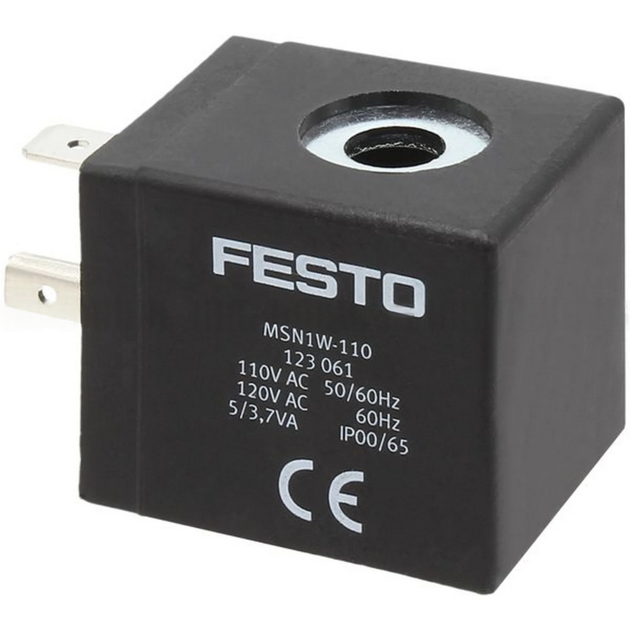 Festo 123061 - MSN1W-110AC-OD - 110V AC Solenoid Coil – USC Hydraulics