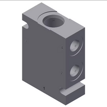 Load image into Gallery viewer, Parker B08-4-6B 3/8" BSPP Female 4 Way Flow Divider Valve Body C08-4 Cavity