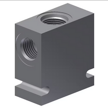 Load image into Gallery viewer, Parker B10-3-8B 1/2" BSPP Female 3 Way Flow Divider Valve Body C08-4 Cavity