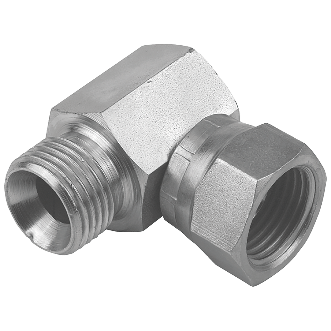 BSP Male x BSP Female 90 Degree Compact Elbow Hexagonal Body For Bonded Seal