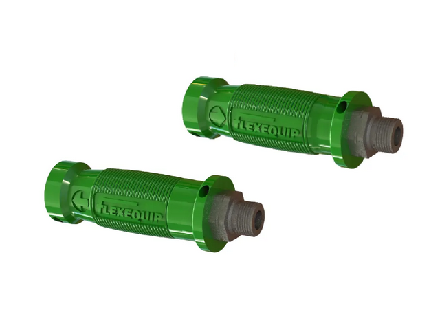 Flexequip Green Hydraulic Hose Grip Handles (Pair) Couplings 1/2