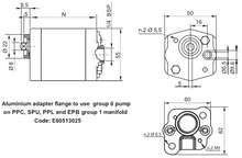 Cargar imagen en el visor de la galería, Hydronit E60504013 Gear Pump Group 0 - 1,25cc/rev K Series
