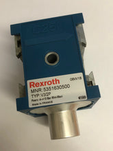 Cargar imagen en el visor de la galería, Válvula de parada de emergencia Bosch Rexroth 5351630500 C25 tipo V3/2P