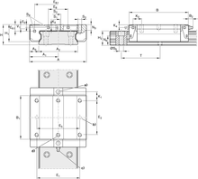 Cargar imagen en el visor de la galería, Bloque guía lineal con patín de bolas Rexroth R167259420 - KWD-020-CNS-C0-N-1