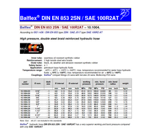 Load image into Gallery viewer, Balflex Forza Due 2SN 100R2AT Hydraulic Hose