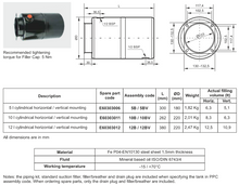 Cargar imagen en el visor de la galería, Tanque cilíndrico de acero Hydronit E60303011 de 10 l, montaje vertical
