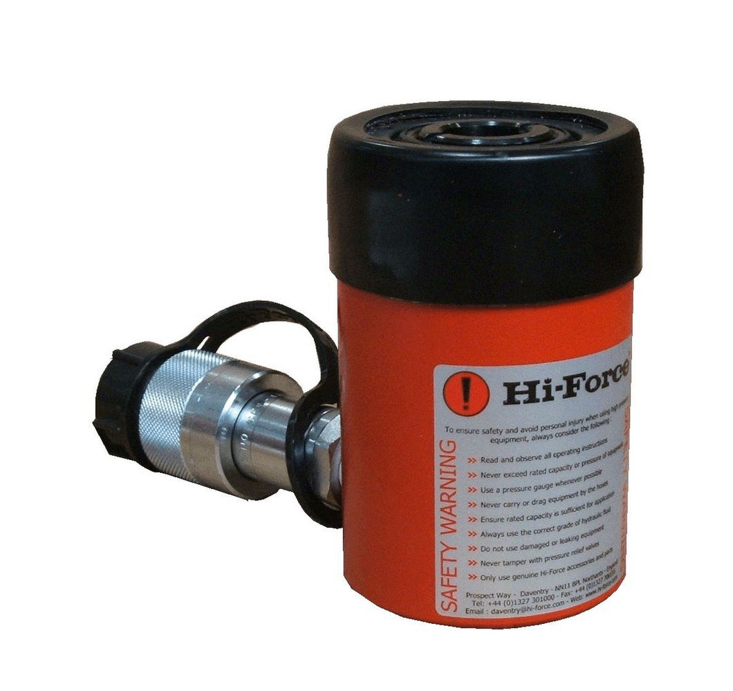 Hi-Force HHS102 11 Tonne S/A Hollow Piston Cylinder, 50mm Stroke