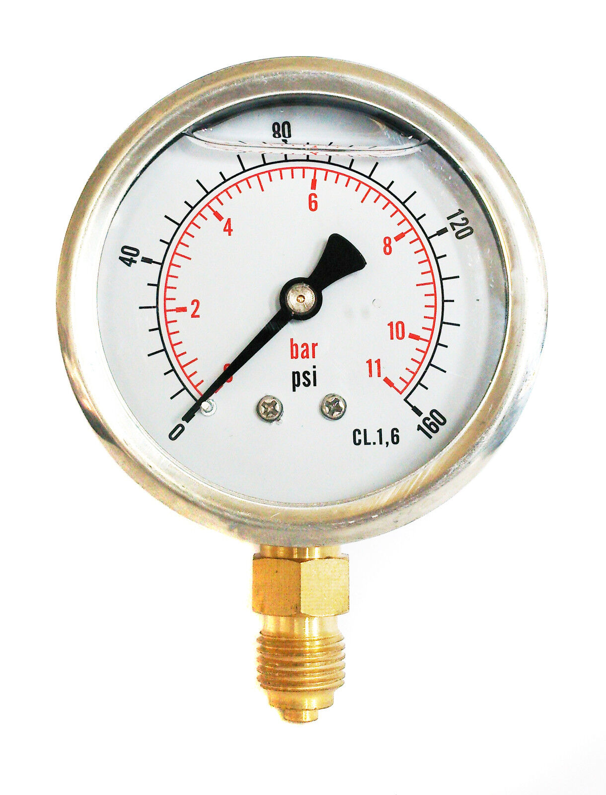 Glycerine Filled Rear Entry Pressure Gauges – USC Hydraulics