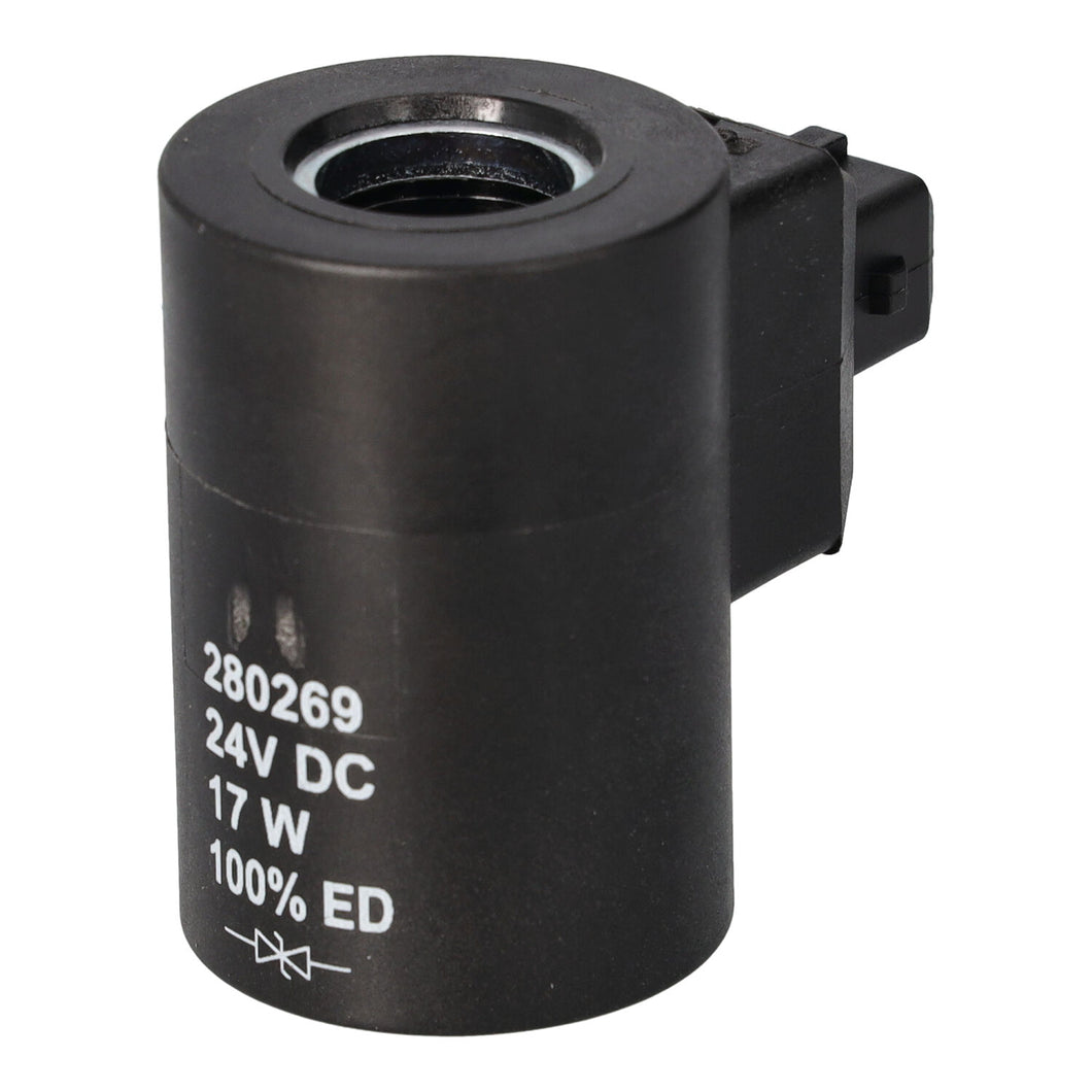 Bucher 280269 - 24V DC Solenoid Coil 16mm ID 17W (MAG-SP D36 24D