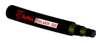Balflex Balwash 2SN Wrapped Cover Jetwash Hose - Black