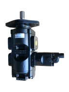 Parker Hannifin 7872Q Fermec Massey Ferguson Terex Twin Hydraulic Pump + Unloader Valve 37 + 37 CC/REV