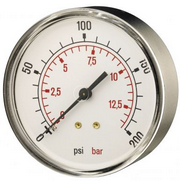 Dry Pressure Gauge, 80mm Face, 1/2