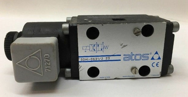 Atos SDHI-0631/2 23 Directional Control Safety Valve (Coil SP-COU-12DC/80)  12V DC