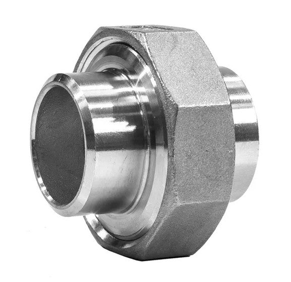 BSP Butt Weld Cone Seat Union 150LB In Stainless Steel Pipe Fitting