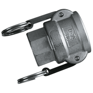 Acoplamiento de palanca roscada tipo D hembra BSP de aluminio Camlock