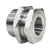 BSP Swivel Female x BSP Male Bulkhead C/W Locknut Adaptors