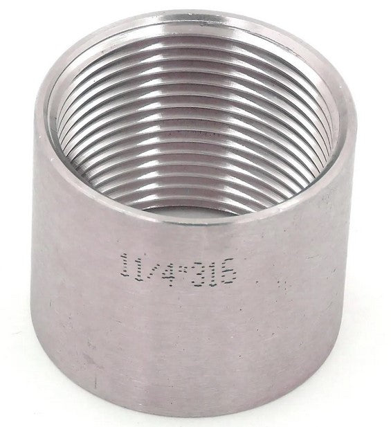 BSP Female Full Socket Cast 150lb 316 Stainless Steel Pipe Fitting