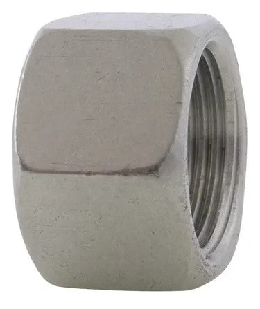 BSP Hexagonal Cap 150lb 316 Stainless Steel Pipe Fitting