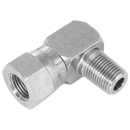 BSPT Male x BSP Female 90 Degree Compact Elbow Square Body