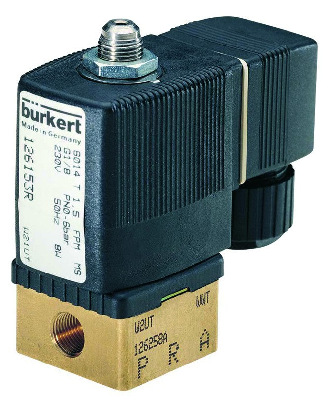 Burkert 126139 Solenoid Valve 110V AC Normally Closed