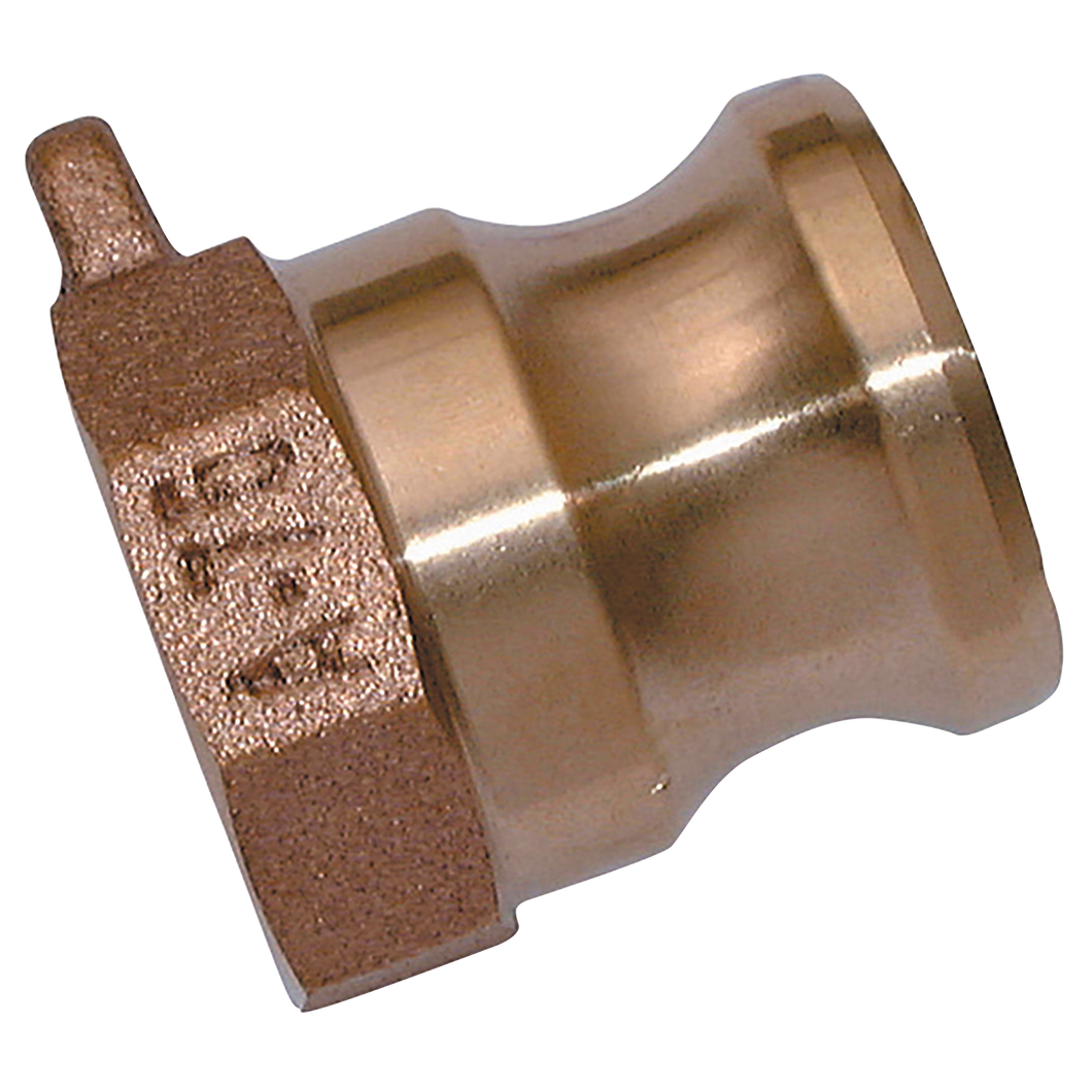 Camlock Brass BSP Female Type A Threaded Plug