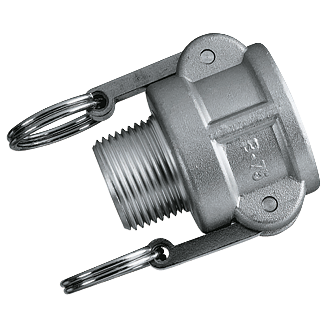 Camlock Aluminium BSPT Male Type B Threaded Lever Coupling