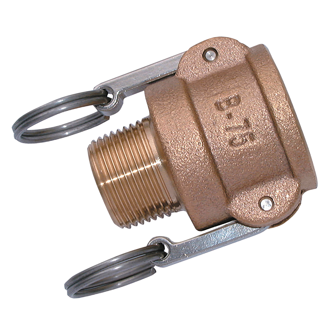 Camlock Brass BSPT Male Type B Threaded Lever Coupling