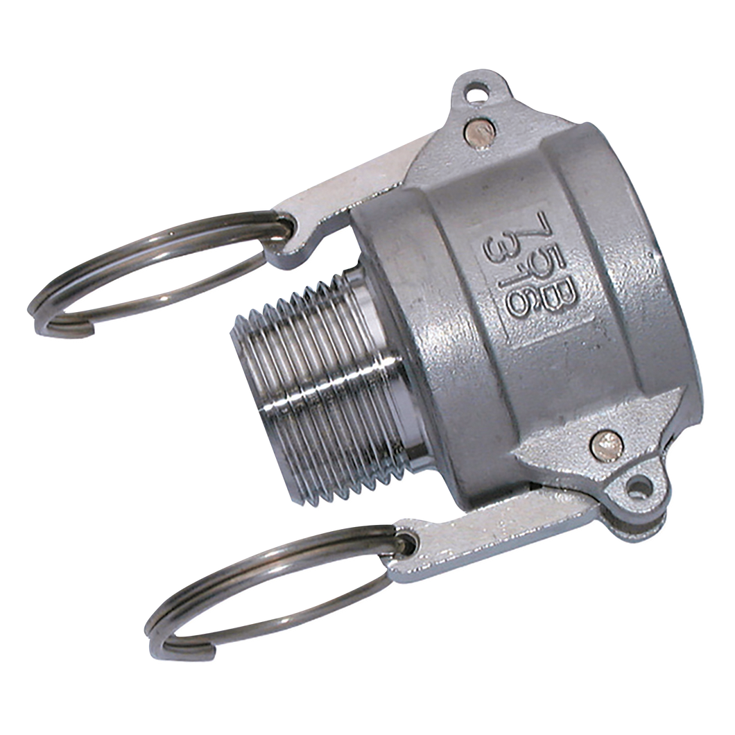Camlock Stainless Steel BSPT Male Type B Threaded Lever Coupling