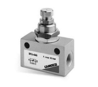 Camozzi RFU 452-M5 Pneumatic Inline Flow Control Valve M5 Unidirectional