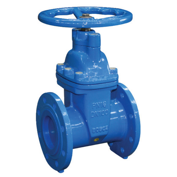 PN16 Flanged Ductile Iron Gate Valve WRAS Approved With Handwheel