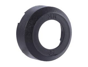 John Guest PM1918E 18mm OD Tube Plastic Collet Cover Black (Pack Of 10 ...