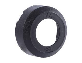 John Guest PM1918E 18mm OD Tube Plastic Collet Cover Black (Pack Of 10)