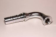 Manuli ISO/SAE Code 62 Flange Swept 90 Deg Hose Tail (Double Skive) Interlock Plus