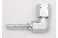 Manguera de conexión múltiple Manuli JIC compacta de 90 grados forjada (tuerca de cable de empuje) 