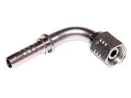 Manguera de cola de 90 grados con barrido de serie ligera métrica Manuli con junta tórica Multifit 