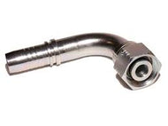 Manuli Metric Heavy Series Swept 90 Deg Hose Tail C/W O-Ring Multifit