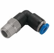 NPT Male Stud Elbow x Tube Metal Pneumatic Push-In Fitting