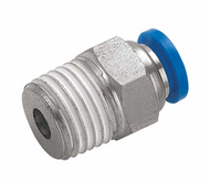 NPT Male Stud x Tube Metal Pneumatic Push-In Fitting