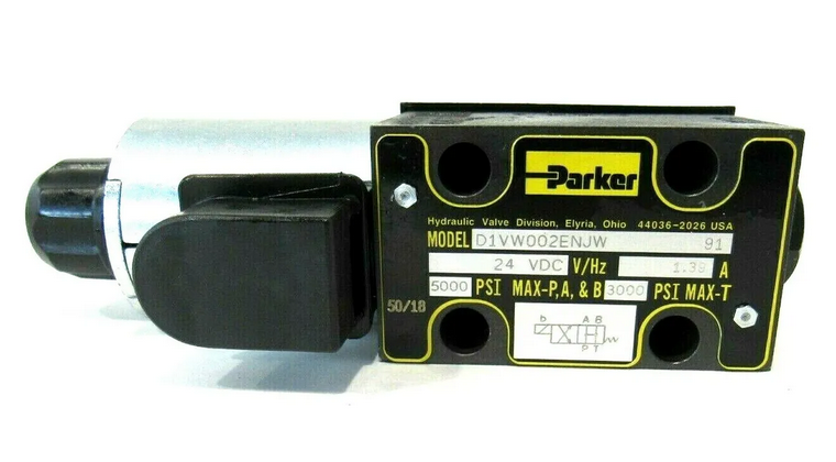 Válvula de control direccional Parker D1VW002ENJW 24 V CC 