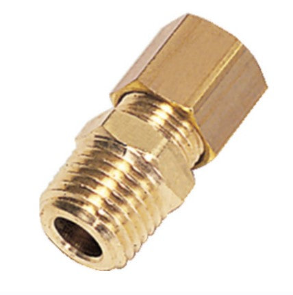 Parker Legris 0105 14 17 - 14mm x 3/8 BSPT Male Stud Connector Brass Compression