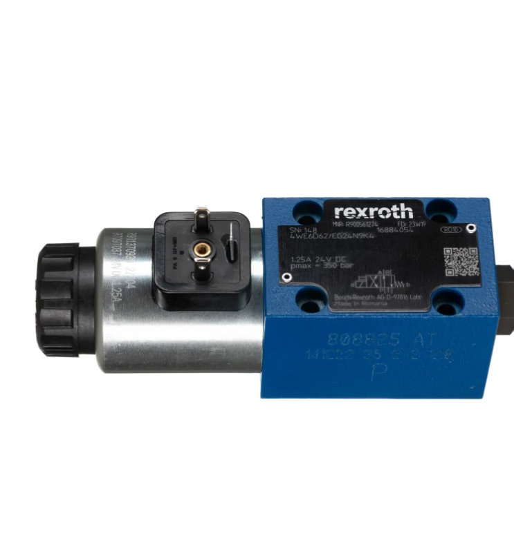 Bosch Rexroth R900561274 - 4WE 6 D6X/EG24N9K4 - 24V DC CETOP 3 Directional Control Valve Solenoid Actuated