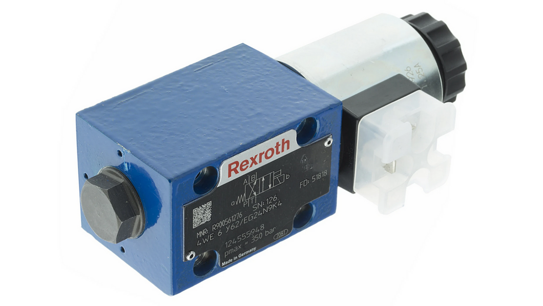 Bosch Rexroth R900561276 - 4WE 6 Y6X/EG24N9K4 - 24V DC CETOP 3 Directional Control Valve Solenoid Actuated