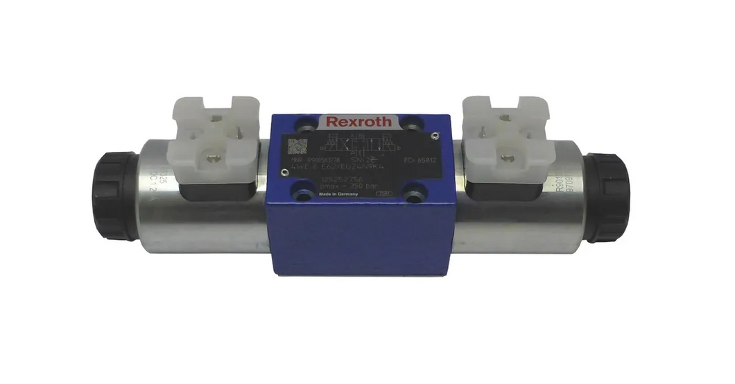 Bosch Rexroth R900561278 - 4WE 6 E6X/EG24N9K4 - 24V DC CETOP 3 Directional Control Valve Solenoid Actuated