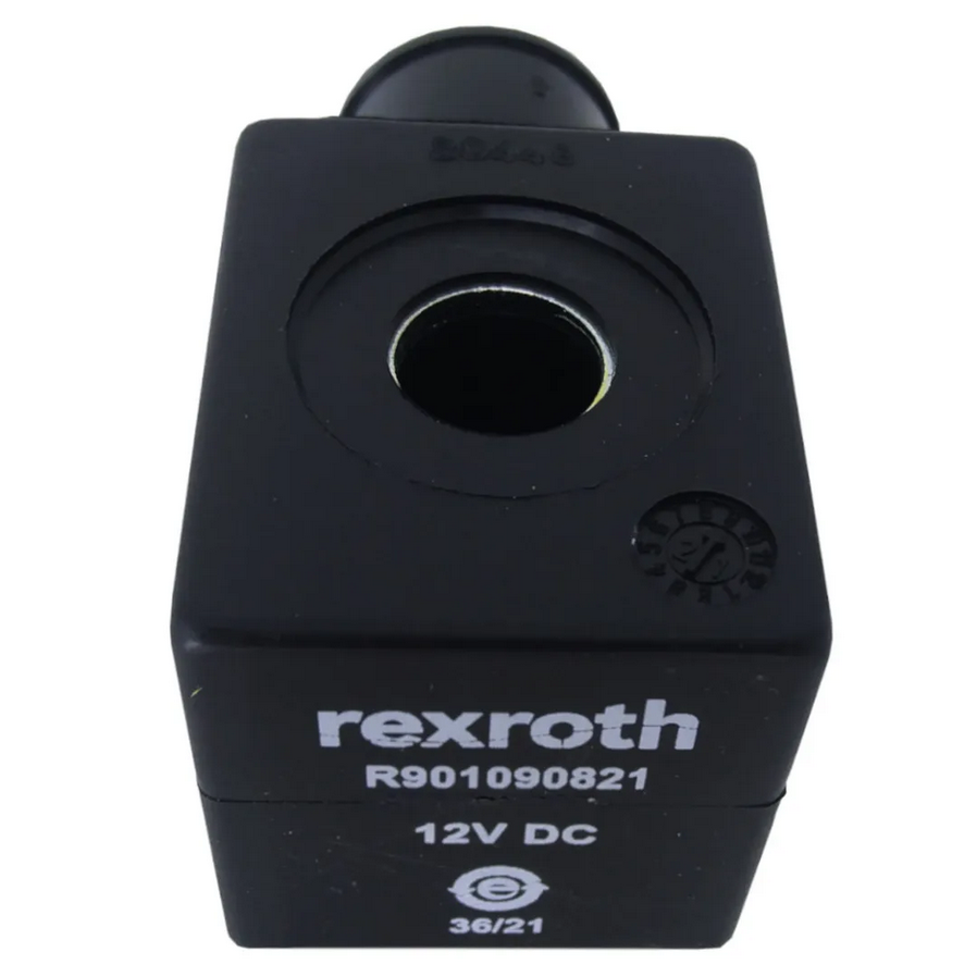 Bosch Rexroth R901090821 - OD02170130OB00 - S8.356HRL.12DC 20 W CL.H - 12V DC Solenoid Coil 13mm ID