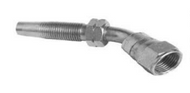 Reusable JIC Swept 45 Deg Hose Tail