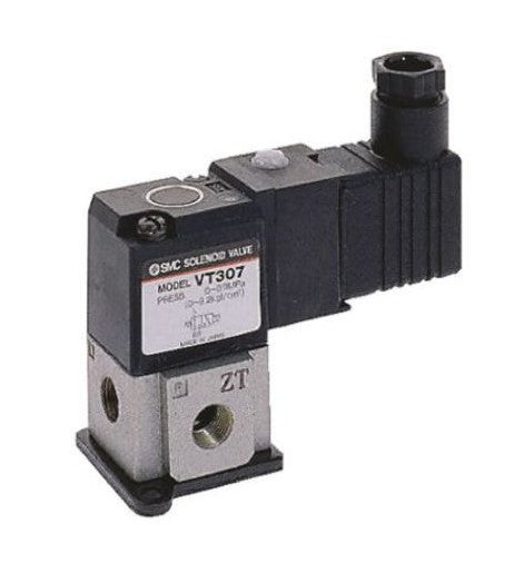 Válvula solenoide neumática SMC VT307-5DZ1-01F-Q 3/2 G 1/8 Serie VT307 24 V CC 