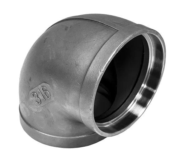 Socket Weld Female 90 Deg Equal Elbow 150LB 316 Stainless Steel Pipe Fitting