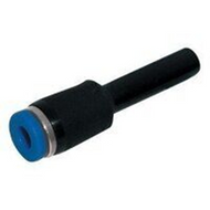 Conector de tubo x vástago recto Accesorio neumático de inserción a presión de metal 