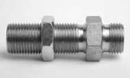 BSP Male Extended Bulkhead C/W Locknut Adaptors