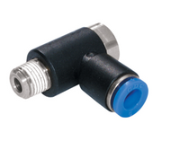 NPT Male Stud Single Banjo x Tube Metal Pneumatic Push-In Fitting